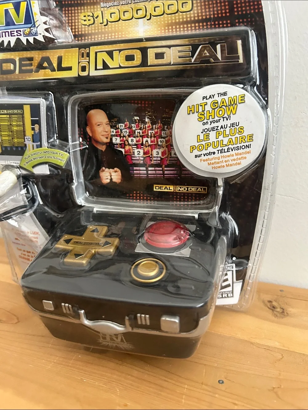 Deal or No Deal Plug & Play TV Game Console - Black & Gold